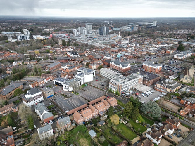 Basingstoke skyline in Basingstoke  Hampshire, UK.