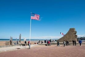 Visita guiada privada de la Segunda Guerra Mundial a las playas del desembarco americano en Normandía