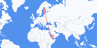 Djibouti to Estonia