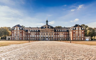 Photo of panorama of New City Hall in Hannover in a beautiful summer day, Germany.