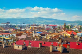 Photo of beautiful aerial view on city Sivas, Turkey.