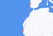 Flug frá Banjul til Lissabon