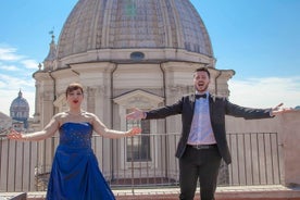 Open Air Opera Concert with Terrace aperitivo over Navona square