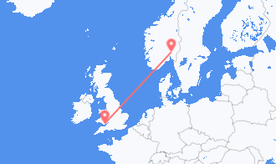 Flights from Wales to Norway