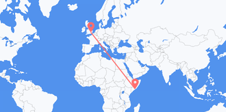 Flights from Somalia to the United Kingdom