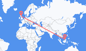 Flights from Brunei to Scotland