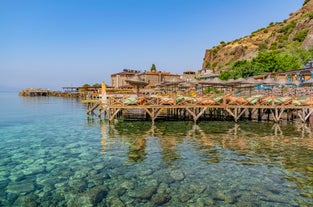 Photo of aerial view of Canakkale, Turkey.