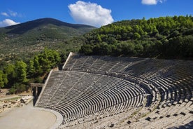 Epidaurus: kaartje voor de tempel van Asclepius en theater