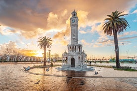 Konak Square view from Varyant. Izmir is popular tourist attraction in Turkey.