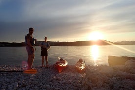 Lumbarda-Sunset Kayaking Experience with picnic: Wine and Sweets