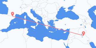 Flyg från Irak till Andorra