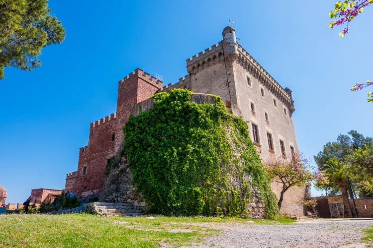 Castelldefels castle in Barcelona (Spain)