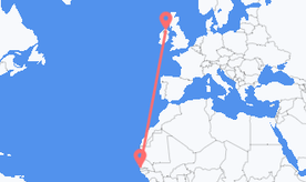 Flights from the Gambia to Northern Ireland