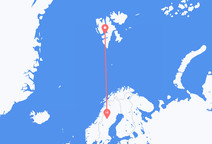 Flyreiser fra Vilhelmina, til Svalbard