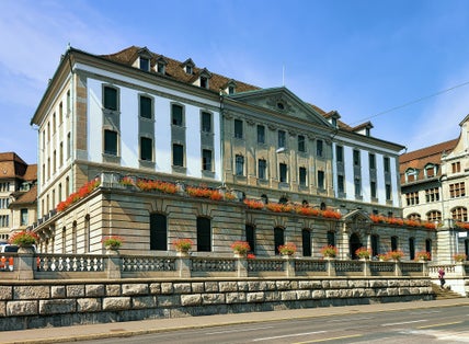 photo of Giacometti building in Zurich, Switzerland.