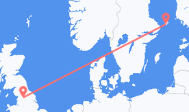 Flights from Åland Islands to England