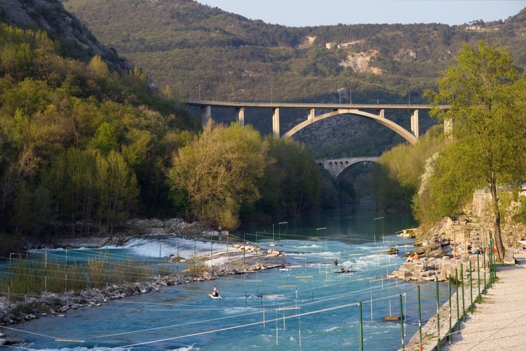 Solkan Kayak Center, Nova Gorica, Slovenia, gained importance with the new infrastructure and the organization of the world and European championships on river Soca.