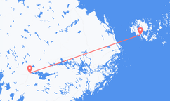 Vols de Mariehamn, îles Åland à Örebro, Suède