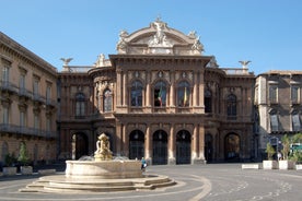 Photo of Port of Catania, Sicily. Mount Etna in the background.