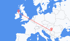 Flüge von Nordirland nach Serbien