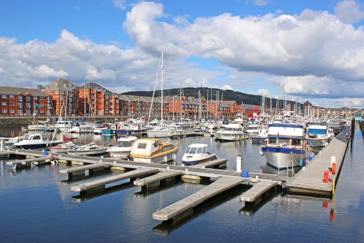 Photo of Swansea Marina, Wales.