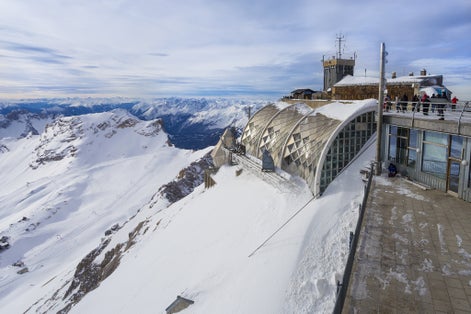 Photo of Alps from Zugspitze Platform, Garmisch-Partenkirchen, Bavaria, Germany.