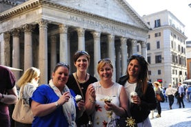 Mattur med Romas mest populære desserter: Tiramisu, gelato, espresso-granita rundt om i Navona. 