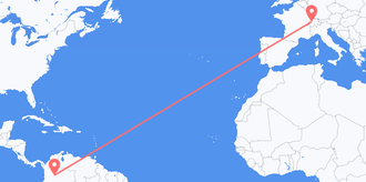Colombia to Switzerland