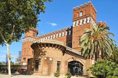 A view of zoology museum, in Parc de la Ciutadella, Barcelona, Spain