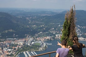 Como Brunate Torno. Henkeäsalpaava maisema