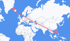Reykjavík to Puerto Princesa