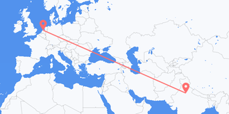 Flyreiser fra India til Nederland