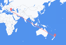 Voli da Gisborne, Nuova Zelanda ad Istanbul, Turchia