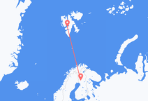 Flyg från Rovaniemi till Svalbard