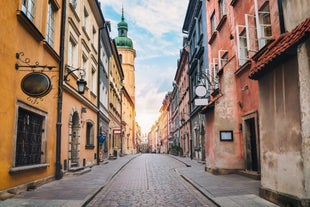 Aerial view of Vilnius old city.