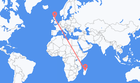 Flights from Madagascar to Scotland