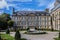 Mediaeval Palace of Tau (Palais du Tau) and palace chapel (on right) in Reims. It was bishop palace and subsequently an archbishop palace. Reims, Champagne-ardenne, France.