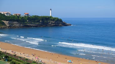 Photo of Biarritz Grande Plage in summer,France.