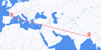 Flüge von Bangladesch nach Andorra