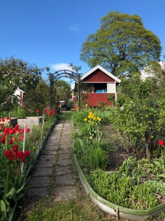 photo of cabin at Tantolunden in Stockholm, Sweden.