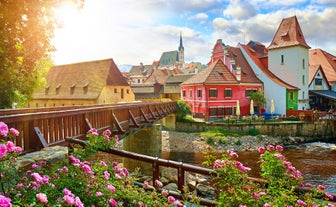 Linz, Austria. Panoramic view of the old town.