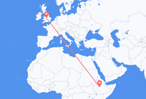 Addis Ababa to Birmingham