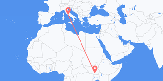 Flüge von der Südsudan nach Italien