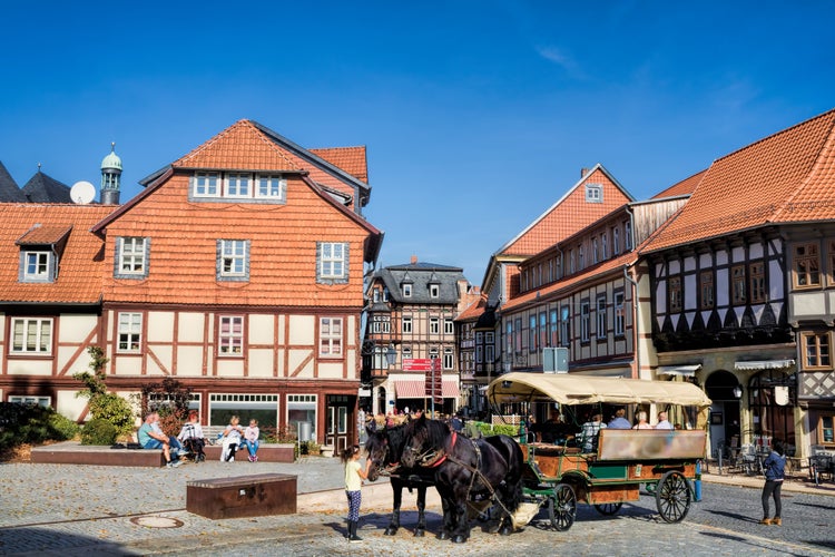 Cityscape of Wernigerode, Germany