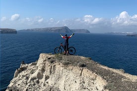 Privat elektrisk mountainbikeoplevelse og tur i Santorini