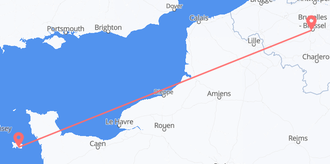 Belgien nach Jersey