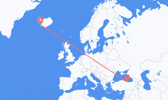 Flights from Reykjavík to Ordu