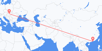 香港からハンガリーへのフライト
