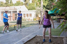 Giochi olimpici Allenamento e corsa in piccoli gruppi ad Atene