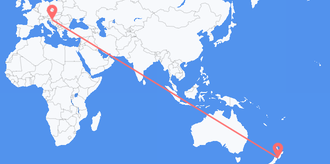New Zealand to Croatia